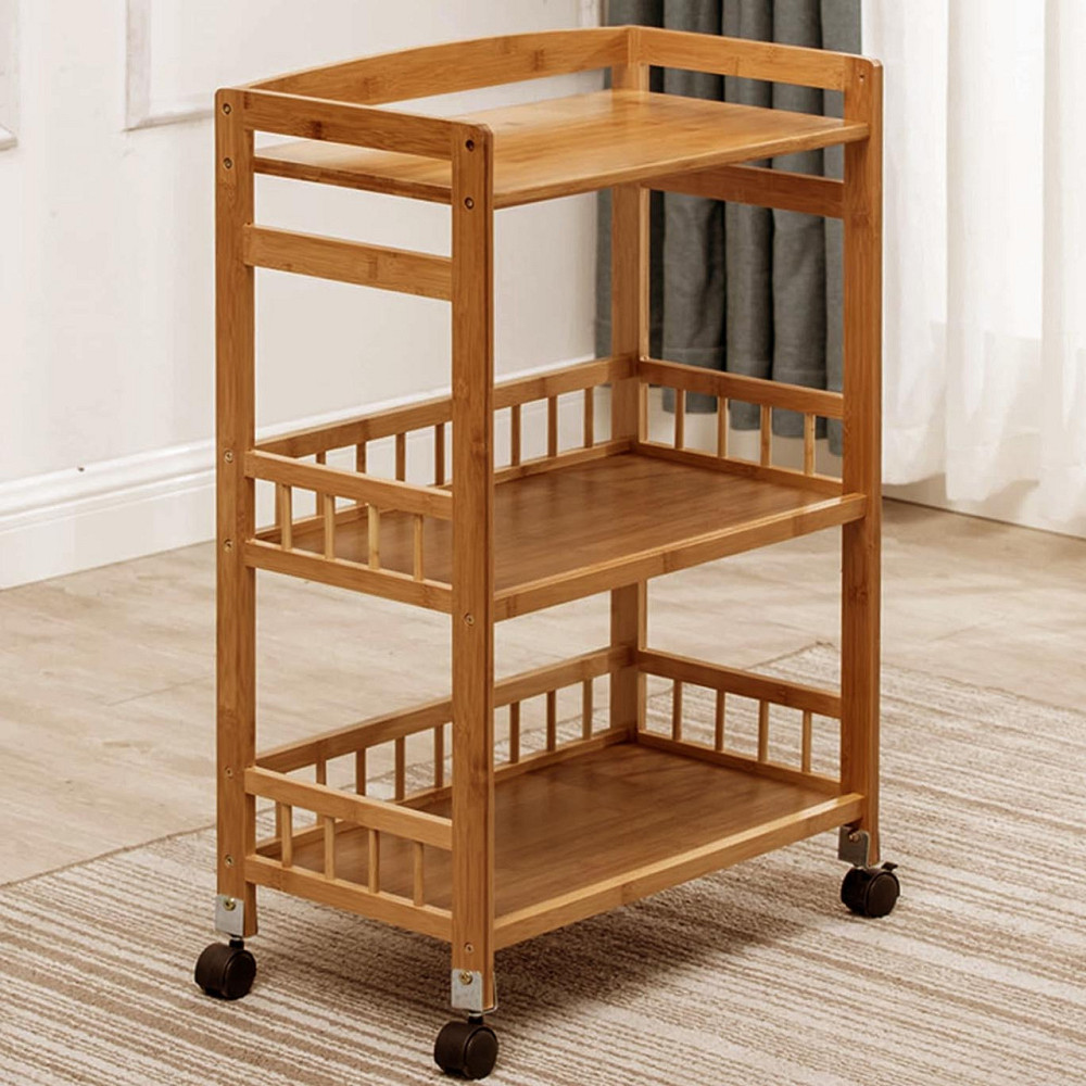 Етажерка для ванної на коліщатах "Комунія" охра Миколаїв - фото 1