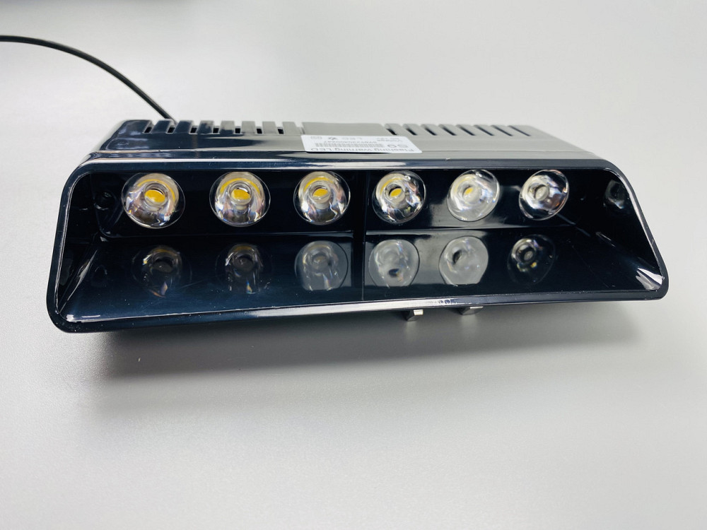 Маячок проблисковий для авто S9 стробоскоп мигалка 9-80V 6 led діодів помаранчевий спалах (під скло) Мукачево - фото 1