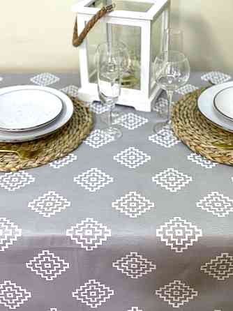 Ecotton Скатертина Ecotton DUCK 170х220 см водовідштовхувальна сіра 1003-10 Grey Киев