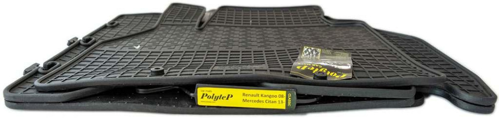 Гумові килимки в салон Renault Kangoo (2008-2020), Mercedes Citan (з 2013 р.), 4 шт. Чортків - фото 5