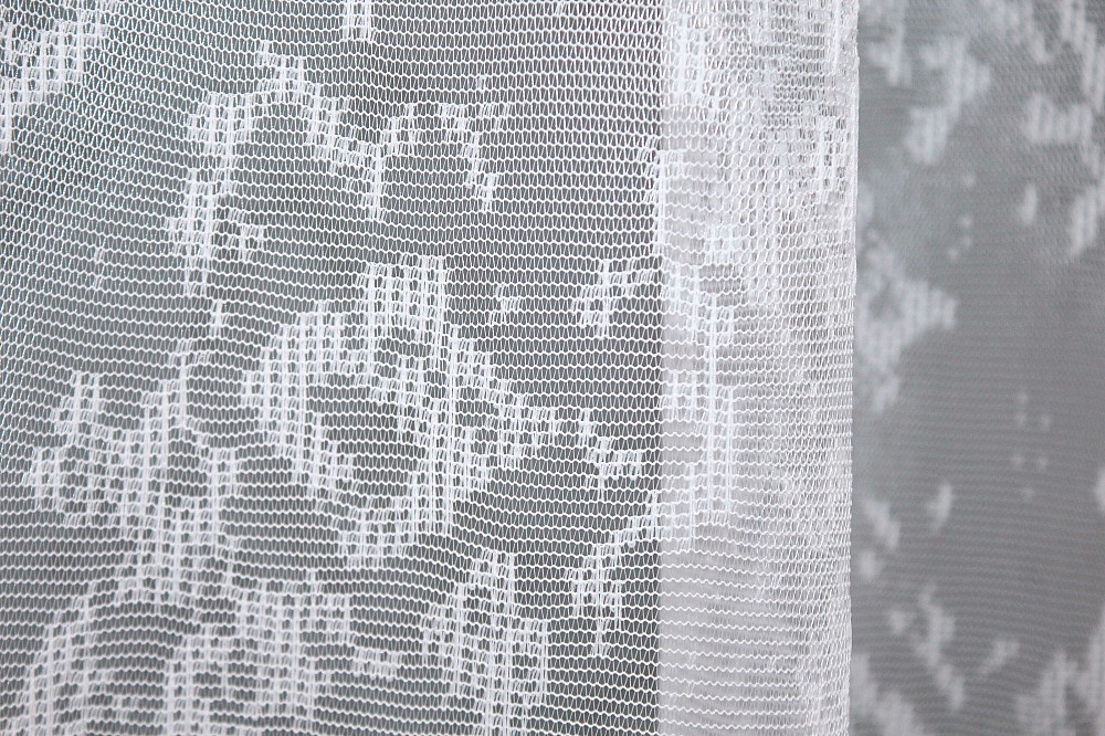 Тюль жакард, мармур колір білий 1370т Київ - фото 6