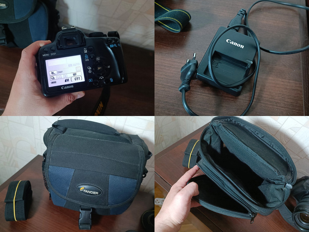 Дзеркальний фотоапарат Canon EOS 1000D + Об'єктив 18-55 Дзеркалка. Комплект. Б\У Харків - фото 4