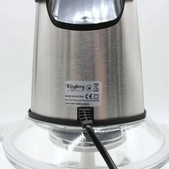 Измельчитель KB-2008 со стеклянной чашей 3 л, 800 Вт, для мяса, овощей и льда Одесса