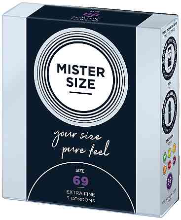 Презервативы Mister Size 69 mm (3шт) Sex Aura Киев