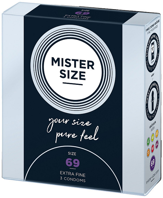 Презервативы Mister Size 69 mm (3шт) Sex Aura Киев - изображение 1