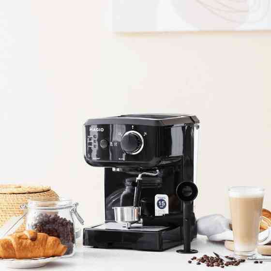 Апарат для приготування кави функцією автоматичного приготування, Якісна кавоварка для дому DJ-26 Івано-Франківськ