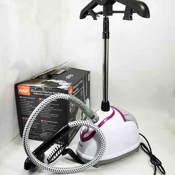 Відпарювач для одягу вертикальний RAF R.3039 із стійкою для одягу 1800 Вт. MB-945 Колір: рожевий Київ