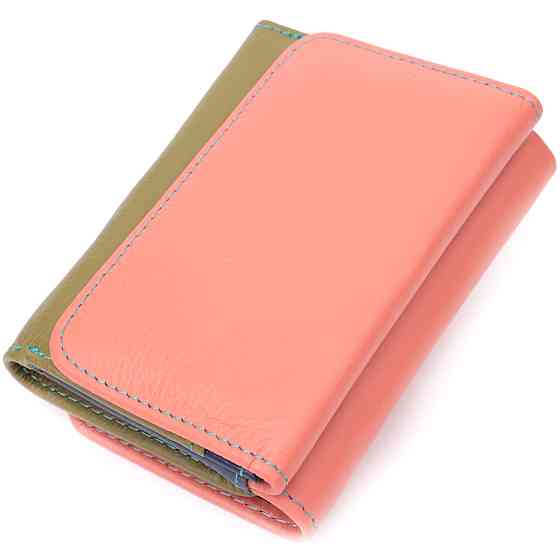 Кошелек для стильных девушек из натуральной кожи ST Leather 22494 Разноцветный Киев