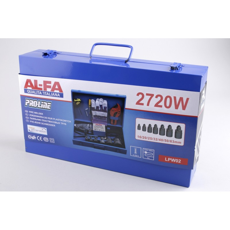 Паяльник для труб професійний  AL-FA LPW002 2700 Вт, Італія Львів - фото 7