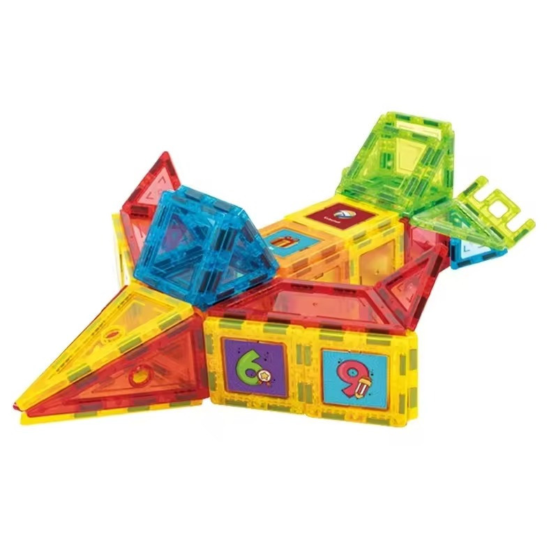 Конструктор магнітний різнокольоровий на 140 деталей Кам'янець-Подільський - фото 4