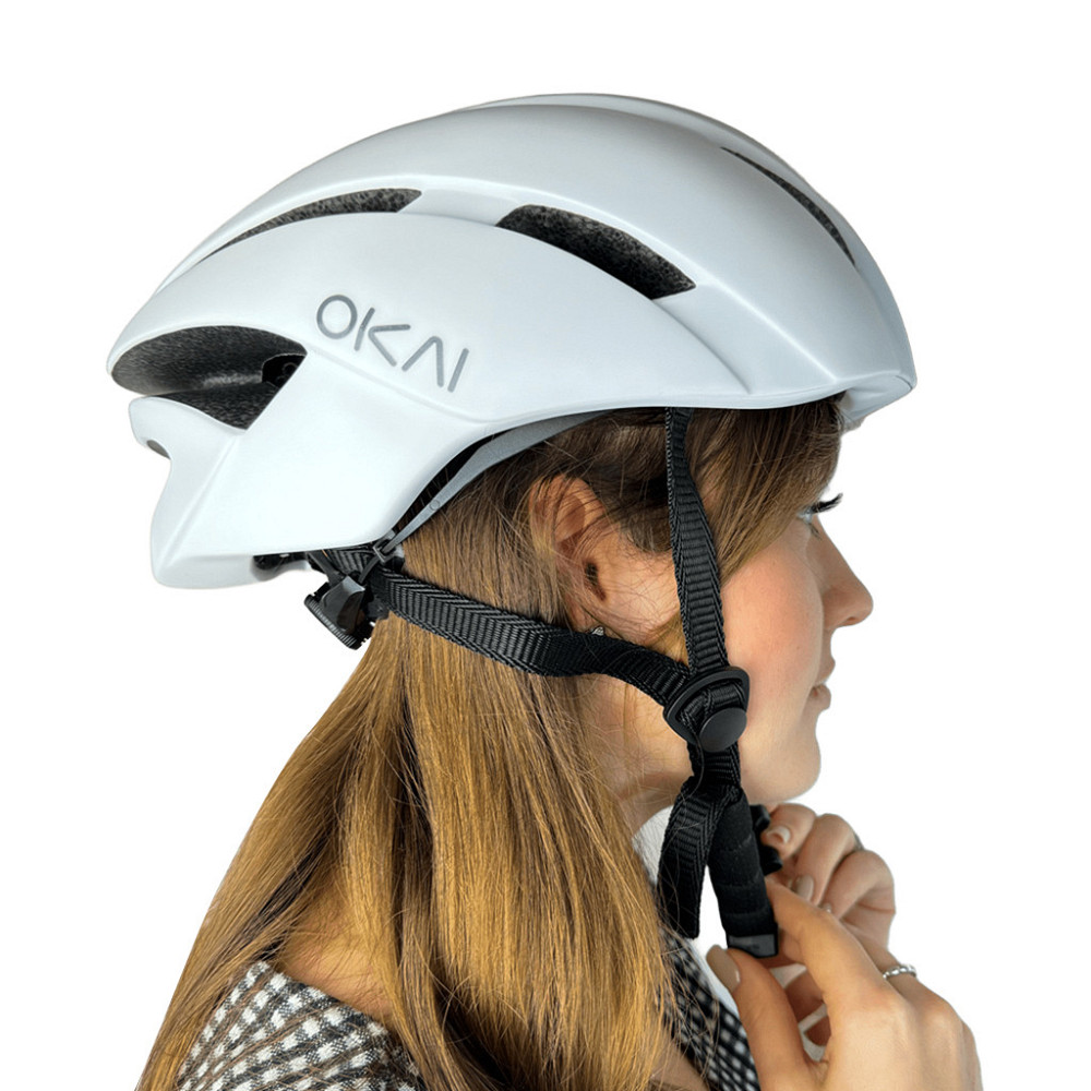 Шлем защиты OKAI белый (размер L) Киев - изображение 2