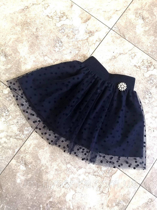 Красива шкільна блузка з коротким рукавом 134 Кривий Ріг - фото 2