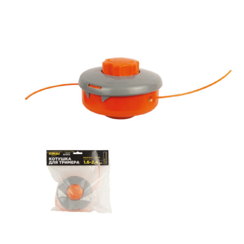 Котушка до садового тримера полуавтоматична M10*1,25мм пластикова кнопка SIGMA Житомир - изображение 4