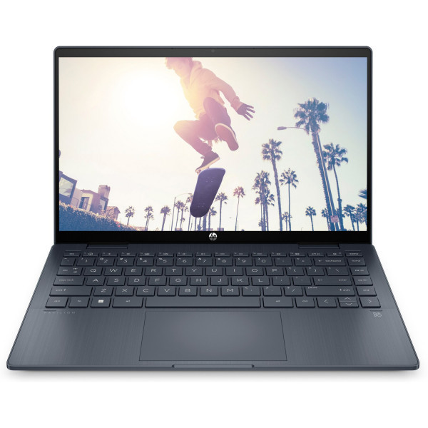 HP Pavilion x360 14-ek1004ua 14" FHD IPS Ts/i7-1355U (5.0)/16Gb/SSD1Tb/Intel Iris X/Підсв/DOS/Синій (833S6EA) Київ - фото 1