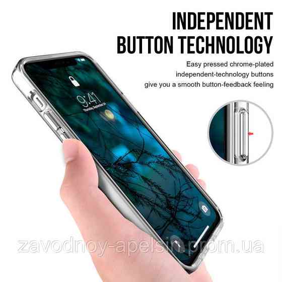 Iphone 14 Pro Max Прозорий чохол Space (TPU+PC) Одеса