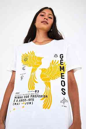 Футболка женская с принтом 44 Белая 2634325536 Днепр