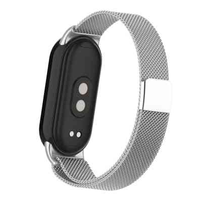 Ремешок для фитнес браслета Armorstandart Milanese Magnetic для Xiaomi Smart Band 10/9/8 Silver (ARM86892) Винница