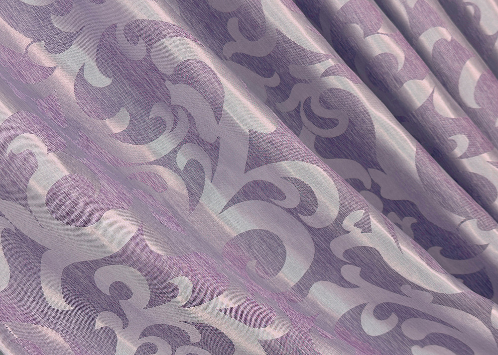 Комплект готових штор VR-Textil Жакард Вензель № 295ш Бузковий 150х270 см 2 шт (30-319) Київ - фото 14