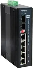 Комутатор LEVELONE IND.GIGABIT ETHERNET SWITCH INDUSTRIAL GIGABIT ETHERNET SWITCH 4 X 802.3AF/AT POE (IES0620) Киев - изображение 1