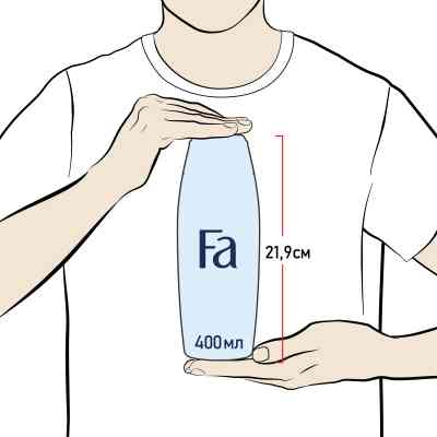 Гель для душа Fa Men 2 in 1 Красный кедр 400 мл (9000101641073) Винница