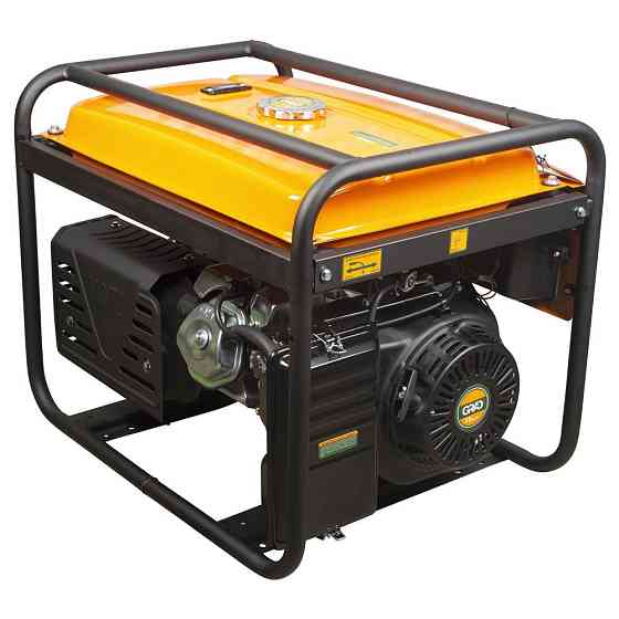 Генератор бензиновый 220В 7.0/7.5кВт 4-х тактный электрозапуск GRAD (5710985) Ровно