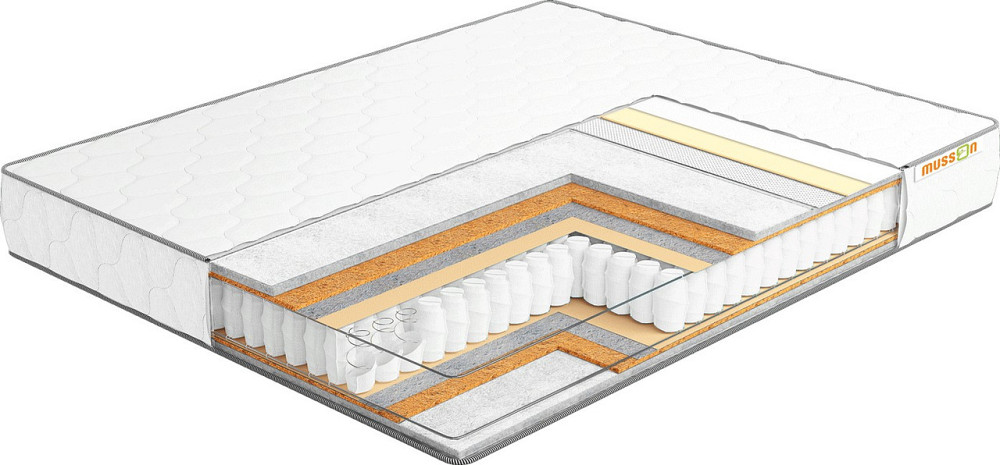 Ортопедический матрас Medium Cocos\ Медиум Кокос пружинный 180х190 Харьков - изображение 1