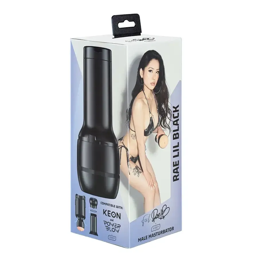 Мастурбатор Kiiroo Feel Rae Lil Black PBC сумісний з PowerBlow та Keon Львів - фото 1