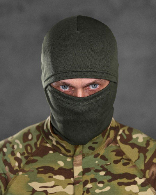 Балаклава чоловіча тактична підшоломник coolmax Олива ВТ1064 Одеса - фото 7