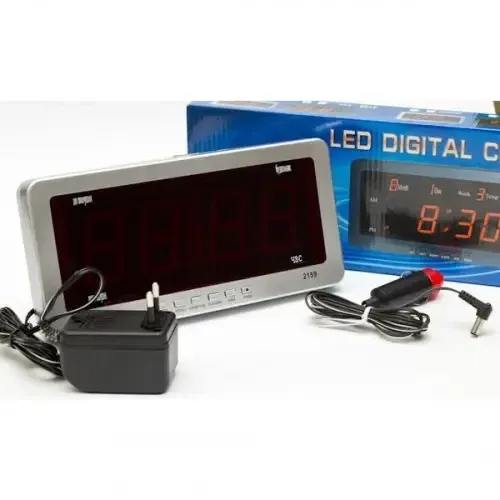 Електронний настільний годинник Caixing CX-2159 з яскравим LED-дисплеєм, будильником та відображенням часу Одеса - фото 9