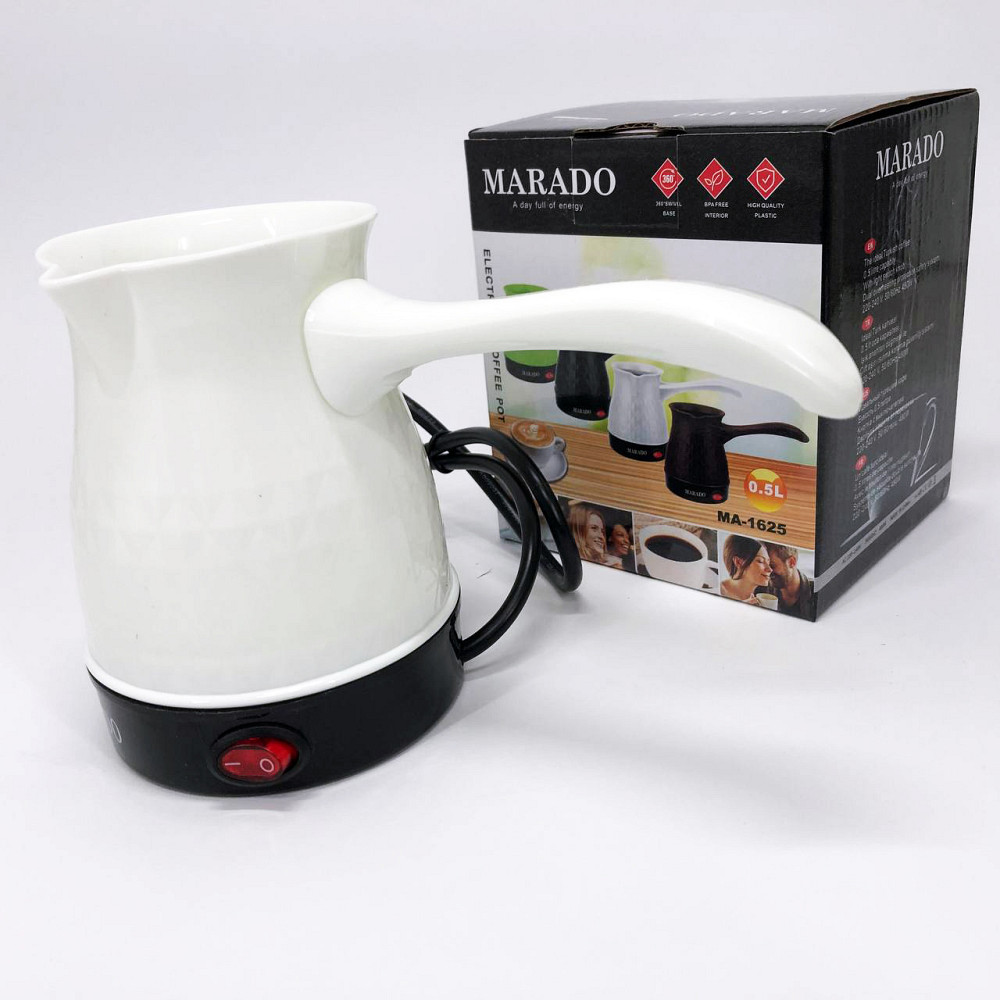 Електротурка з автовідключенням при закипанні Marado MA-1625, Сучасна електрична турка для кави NG-35 Львів - фото 10