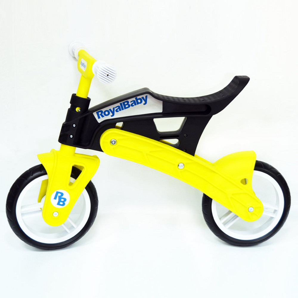 Беговел Real Baby, черно-желтый Київ - фото 1