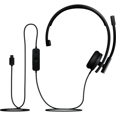 Наушники Logitech H570e Corded for Business Mono Teams USB-C Black (981-001427) Винница - изображение 5