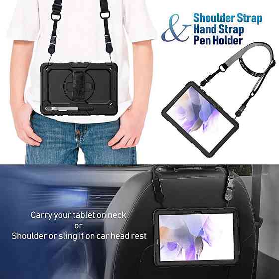 Фирменный противоударный чехол Timicity на Samsung Galaxy Tab S7 FE/S7+/S8+ 12.4