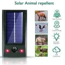 Ультразвуковой отпугиватель животных на солнечной батарее HP227 Коломия