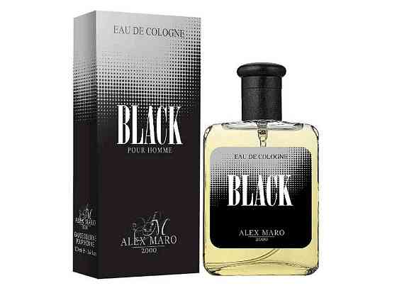 Туалетна вода чоловіча BLACK 100мл ТМ Alex Maro Київ