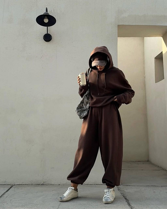 Женский повседневный стильный костюм из качественной трехнитки на флисе Одесса - изображение 1