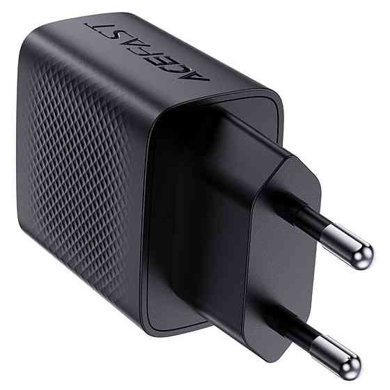 Мережевий зарядний пристрій ACEFAST A82 PD20W GaN single USB-C charger Black (6974316283232) Киев
