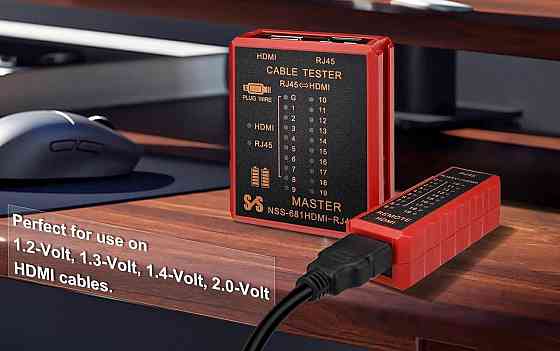 Тестер HDMI та RJ45 з LED індикацією Київ