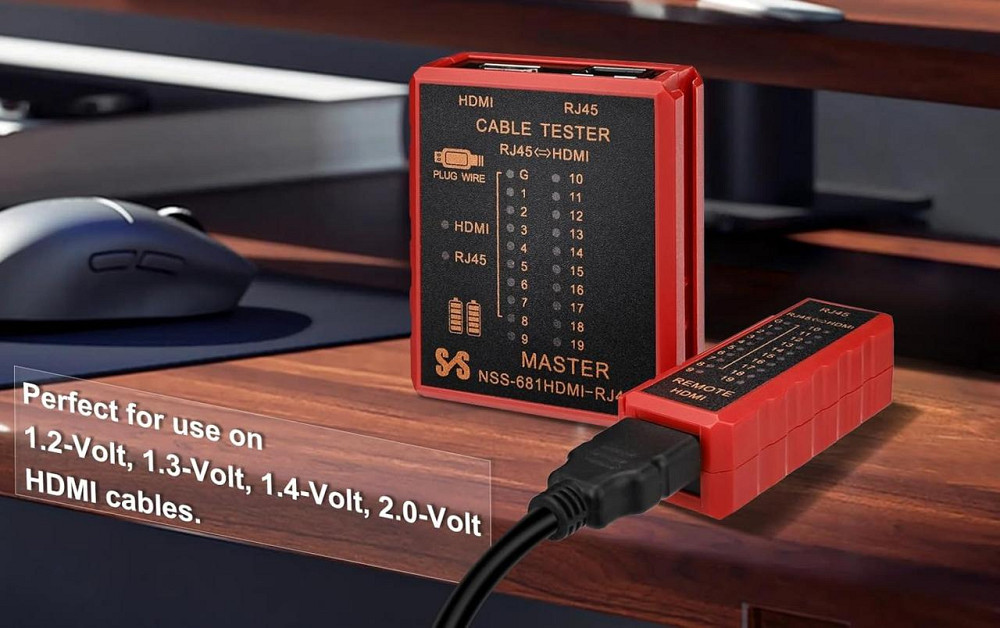 Тестер HDMI та RJ45 з LED індикацією Київ - фото 2