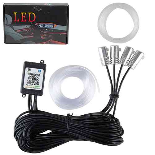 Підсвітка гнучка нитка холодний неон 6 м, 6точок Multicolor RGB арт.AL02-RGB-APP-6 Вінниця