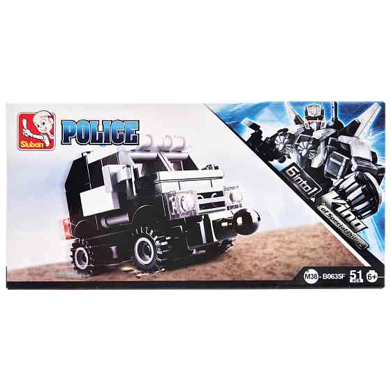 Дитячий конструктор Поліцейська серія Police SLUBAN M38-B0635-6, 51 деталь Вінниця