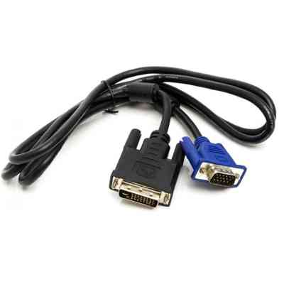 Кабель мультимедийный DVI M to VGA M 1.0m 24+5pin PowerPlant (CA911981) Винница