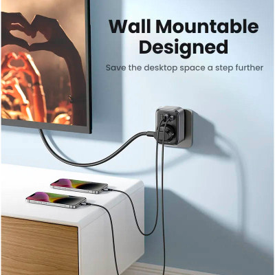 Зарядний пристрій Ugreen 3xUSB 30W Outlet Extender (2хUSB-A+USB-C) CD314 (90613) Вінниця - фото 5