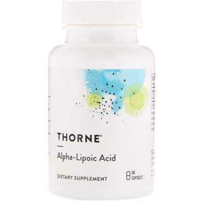 Антиоксидант Thorne Research Альфа-ліпоєва кислота, Alpha-Lipoic-Acid, 60 капсул (THR-79701) Вінниця - фото 1