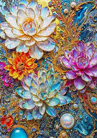 Перламутрові водяні лілії - Pearlescent Waterlilies (Enjoy-2244) Киев