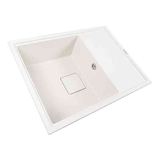 VALESO Кухонна мийка гранітна 6550 ESTERIS VALESO білосніжна Коломыя