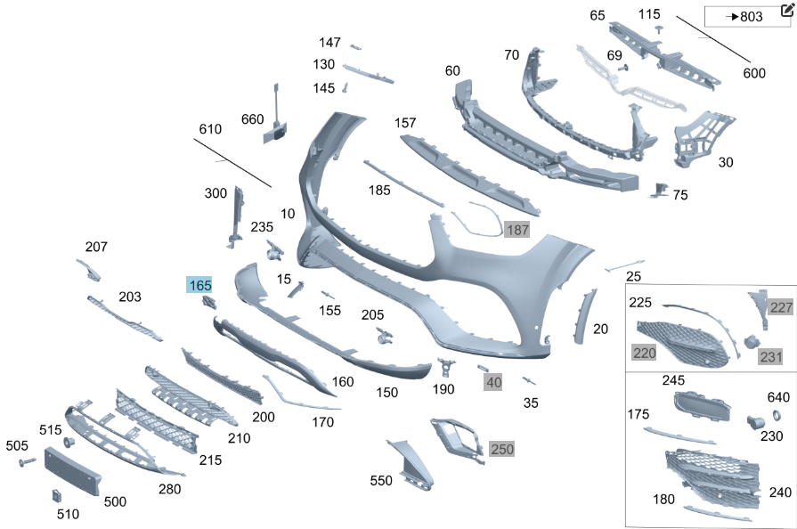 Mercedes-Benz  A1678854202 Кришка буксирного вуха Одеса - фото 2