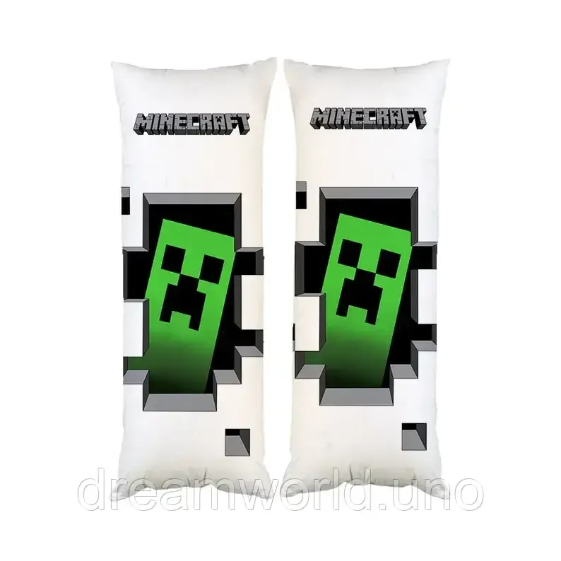 Подушка дакімакура Майнкрафт Minecraft декоративна подушка для обіймання двостороння 60х180 Харків - фото 1