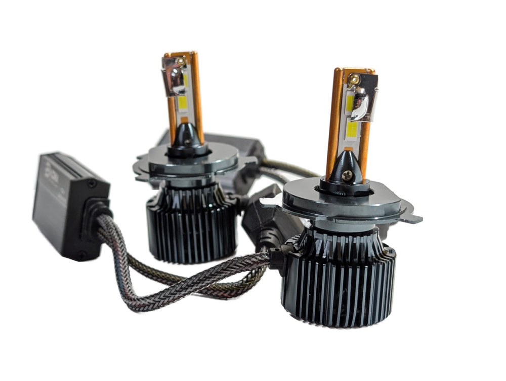 Комплект світлодіодних ламп StarLight Ultra +200% H4 55W 6000K 12V Харків - фото 1