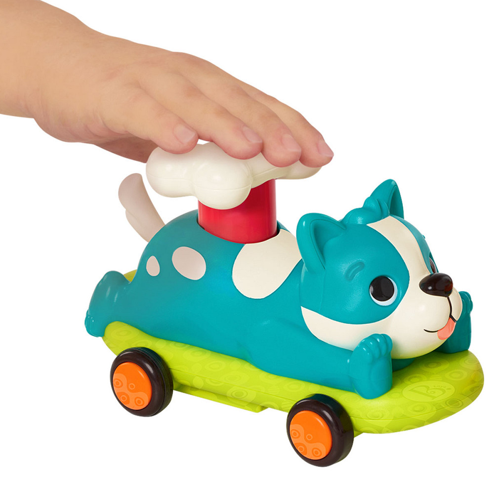 Машинка інерційна серії Лапкомобілі - Песик, колір бірюза Дніпро - фото 4